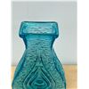 Image 3 : Vintage Oberglas Aqua Blue "Eye" Vase 8.75"T & 5"W