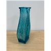 Image 4 : Vintage Oberglas Aqua Blue "Eye" Vase 8.75"T & 5"W