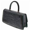Image 3 : Ladies Dark Green Crocodile Handbag (ACT-133)