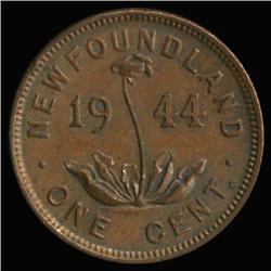 1944 Canada Newfoundland 1c Hi Grade SCARCE (COI-6778)