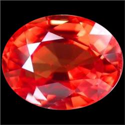 1.21ct Oval Cut Orange Sapphire (GEM-13007)