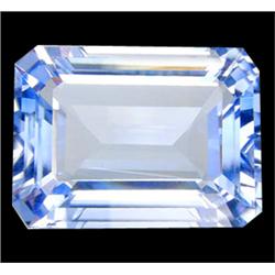 23.85ct Emerald Cut Sky Blue Quartz  (GEM-17169B)