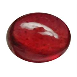 4.4ct Oval Cabochon Blood Red Madagascar Ruby (GEM-19134)