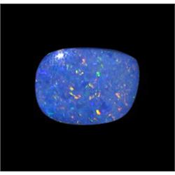 6.16ct Australian Black Opal Doublet Full Fire (GEM-20389)