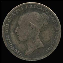 1851 British Silver Six Pence High Grade (COI-6782)