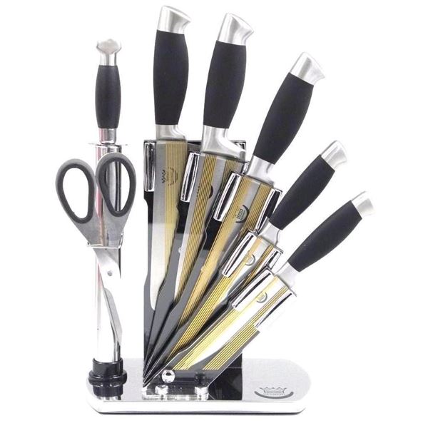 Zolingen - German Design 8 pc Modern Knife Set w/