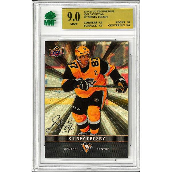 2019-20 Sidney Crosby Tim Hortons Canada Card #87,