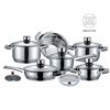 Image 1 : Z-Line SH-16S 16-Piece Stainless Steel Cookware Se