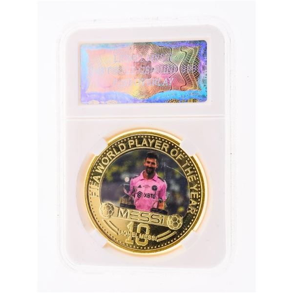 FIFA World Player of The Year 24kt Gold Leaf Medal