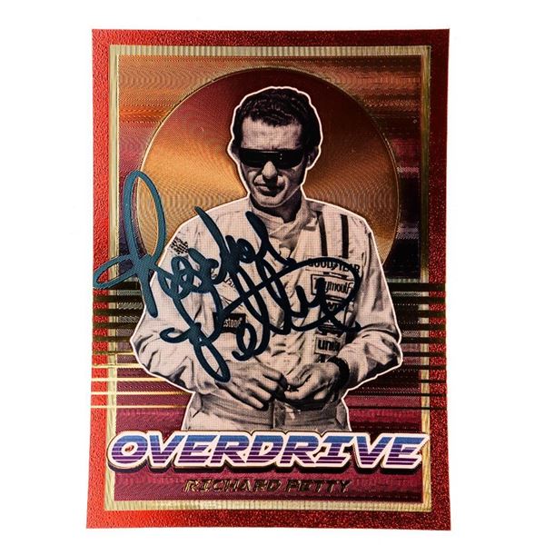 Richard Petty- Overide Nascar 23kt Gold Leaf Card