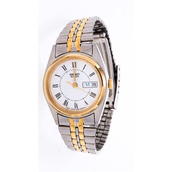 Lady's 'SEIKO" Qtz. Watch Two tone Original factor