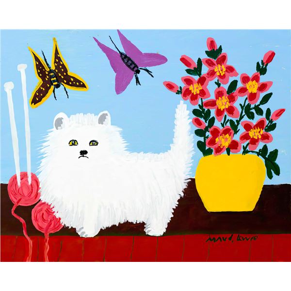 Maude Lewis -Canvas - "Fluffy" 20 x 24" Gallery Wr