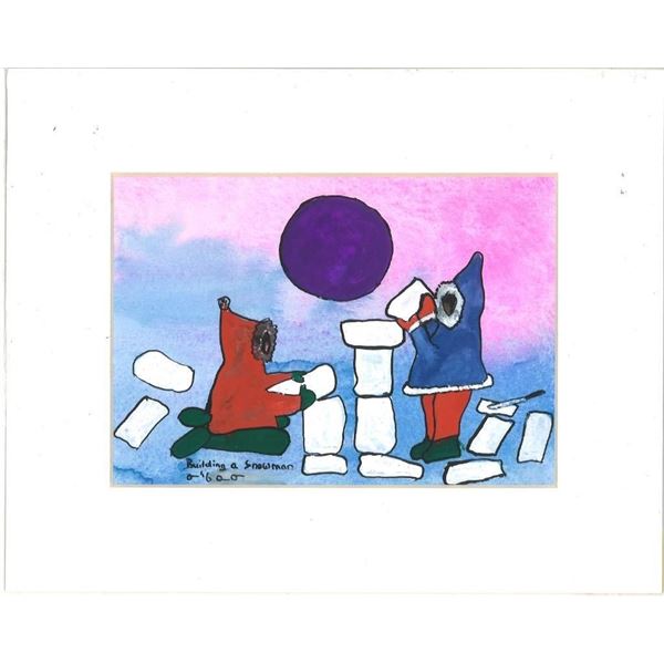 Nijanani Novalinga Inuk Artist  - '' Building A Sn