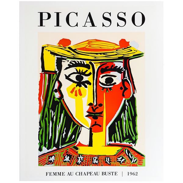 Picasso Femme Au Chapeau Buste Fine Art GiclŽe Pri