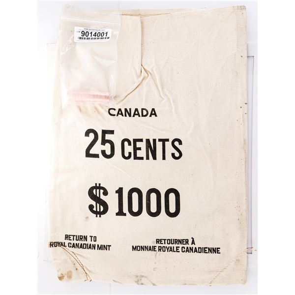 VINTAGE Royal Canadian Mint Canvas Bag (c1960's) D