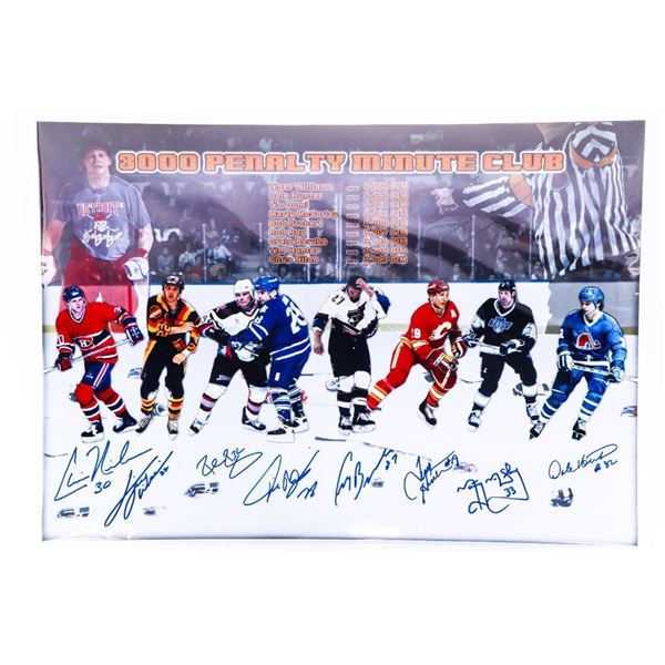 NHL 3,000 PENALTY MINUTE CLUB -Fine Art Giclee (16