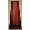 Image 1 : A Semi Antique Persian Turkoman Wool Runner.