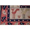 Image 2 : A Sino Caucasian Soumak Wool Rug.