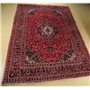 Image 1 : A Persian Mashad Wool Rug.