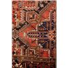 Image 2 : A Persian Heriz Wool Rug with Animal Motif,