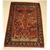 Image 1 : A Semi Antique Persian Bidjar Wool Rug with Pictorial Tree of Life,