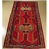 Image 1 : A Persian Heriz Pictorial Wool Rug.