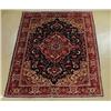 Image 1 : A Persian Colourful Heriz Wool Rug.