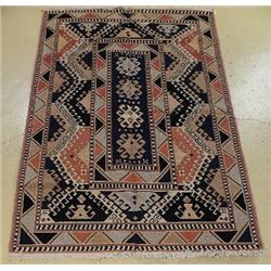 A Soumak Caucasian Wool Rug.