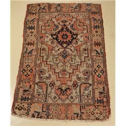 An Antique Persian Hamadan Wool Rug.