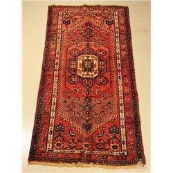 A Persian Zanjan Wool Rug.