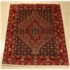 Image 1 : A Persian Senneh Bidjar Wool Rug.