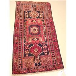 A Persian Zanjan Wool Rug.