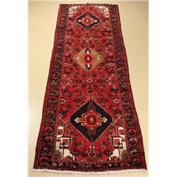 A Persian Zanjan Wool Runner.