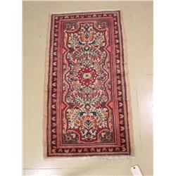 A Persian Lilihan Wool Rug.