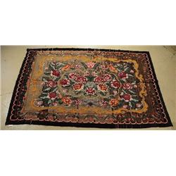 An Antique European Kilim Wool Rug.