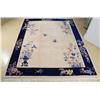 Image 1 : A Chinese Floral Wool Rug.