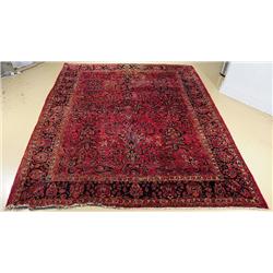 A Sino Persian Serapi Wool Rug.