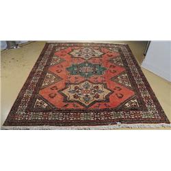 A Sino Persian Tabriz Silk Blend Rug.