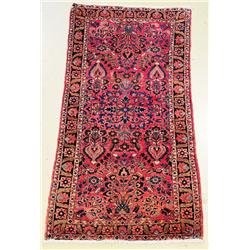 An Antique Turkoman Yumud Torba Wool Rug.