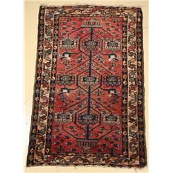 An Antique Persian Hamadan Wool Rug.