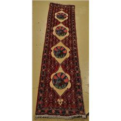 A Persian Bidjar Wool Runner.