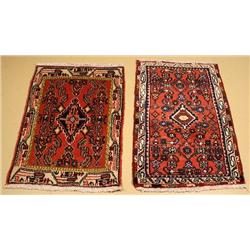 A Pair of Persian Hamadan Wool Rugs.