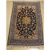 Image 1 : A Persian Isfahan Silk and Wool Rug.
