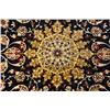 Image 2 : A Persian Isfahan Silk and Wool Rug.