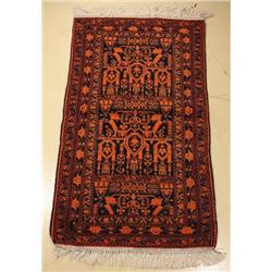 A Persian Baluch Wool Rug.