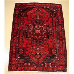 A Persian Zanjan Wool Rug.