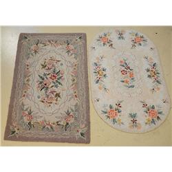 A Pair of Hook Wool Rugs.