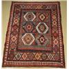 Image 1 : An Antique Geudge Caucasian Wool Rug.