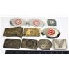 Image 1 : COLLECTION OF TEN VINTAGE BOY SCOUTS BELT BUCKLES
