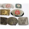 Image 2 : COLLECTION OF TEN VINTAGE BOY SCOUTS BELT BUCKLES